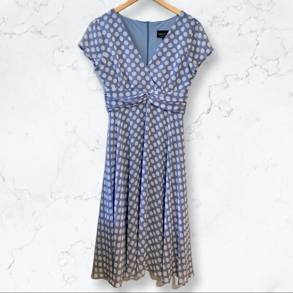Vintage Inspired Connected Apparel Polka Dot Dress